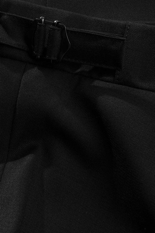 Richard James Black Classic Twill Trousers