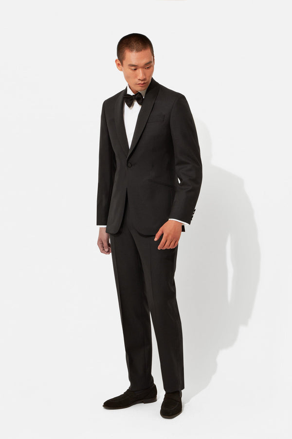 richard james Black Shawl Collar Evening Suit
