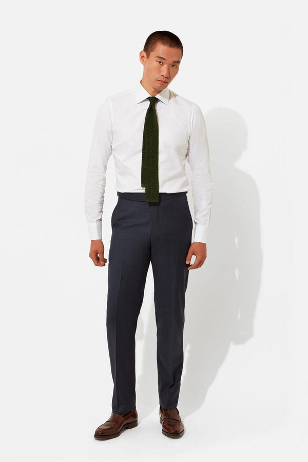 richard james Blue Classic Sharkskin Trousers