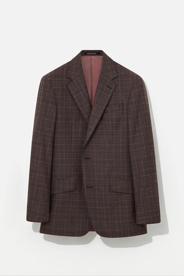 richard james Chapman Blazer – Pink Wool Check