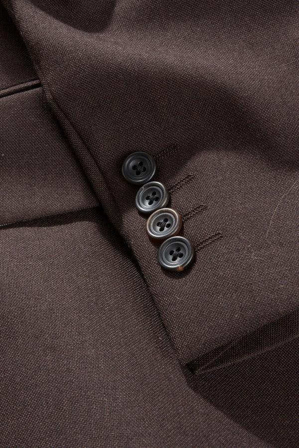 Richard James Chapman Suit – Chocolate Wool Fresco