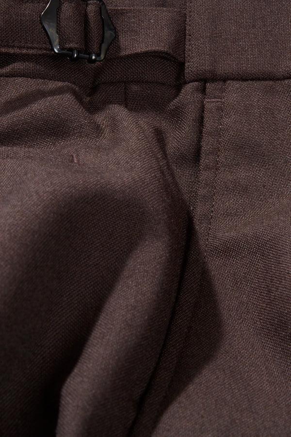 Richard James Chapman Suit – Chocolate Wool Fresco
