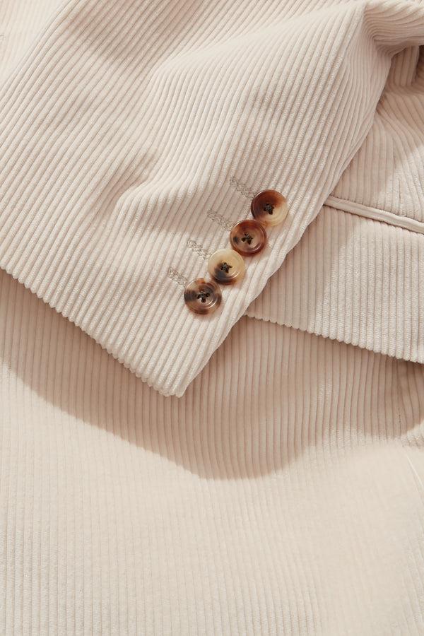 Richard James Chapman Suit – Ivory Cotton Corduroy