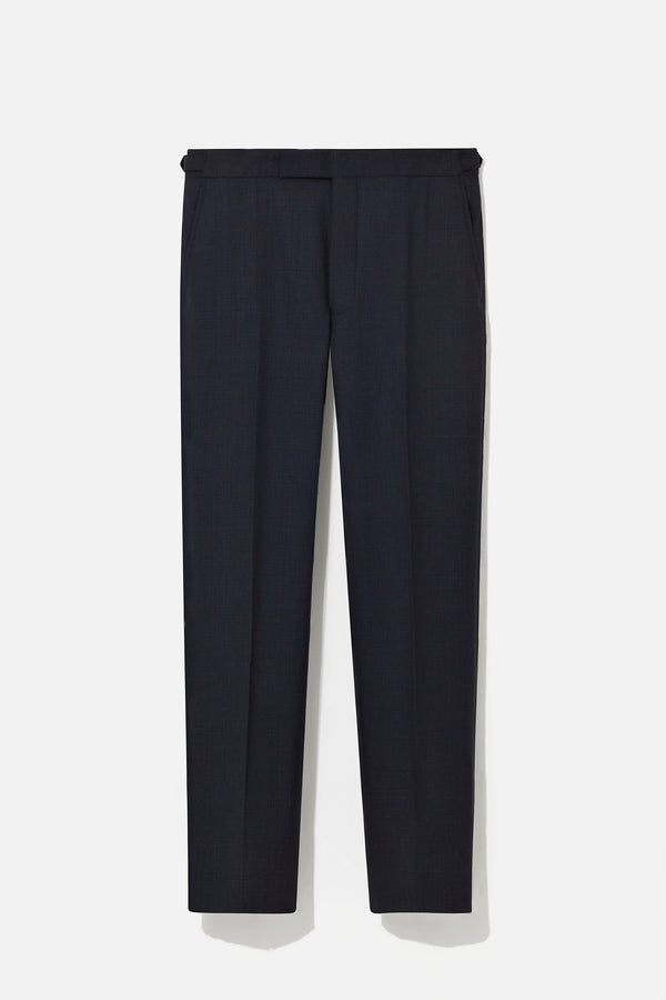 Richard James Chapman Suit – Navy Wool Micro Check