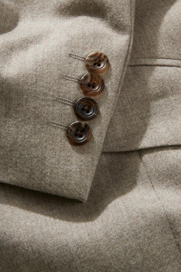 Richard James Chapman Suit – Stone Stretch Cashmere