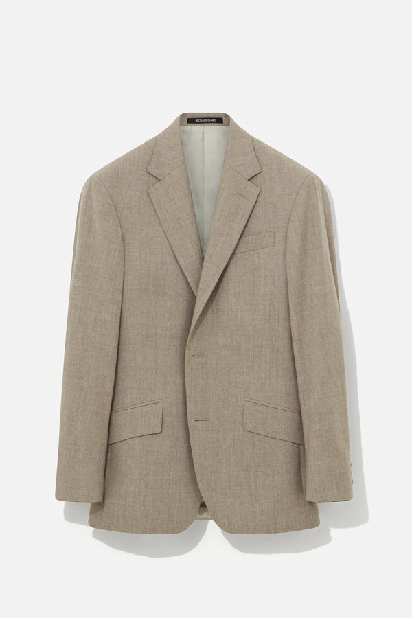 richard james Chapman Suit – Stone Stretch Cashmere