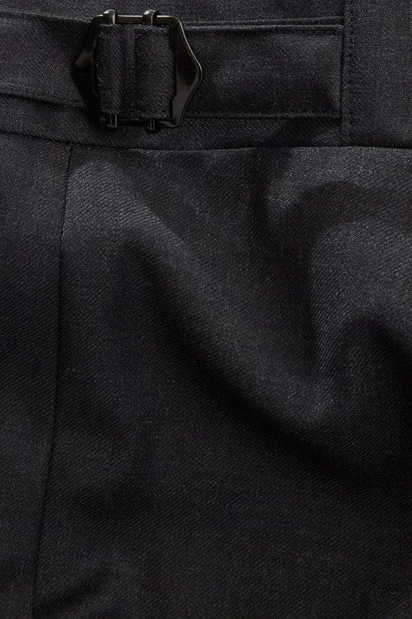 Richard James Charcoal Classic Twill Trousers