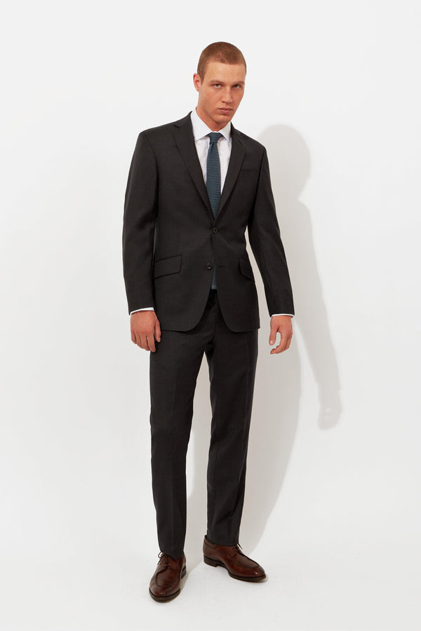 richard james Charcoal Twill Suit