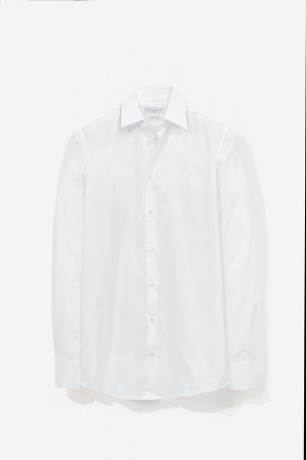 Richard James Classic Shirt In Cotton Poplin