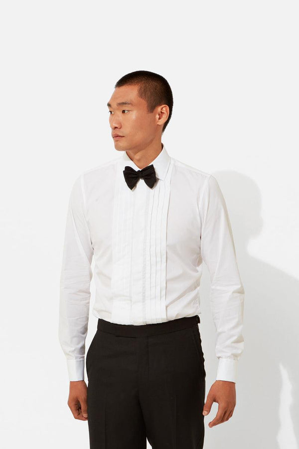 richard james Contemporary Pleated Evening Shirt