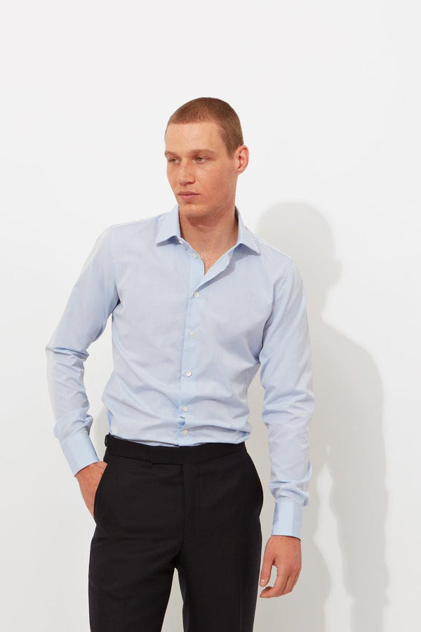richard james Contemporary Poplin Formal Shirt