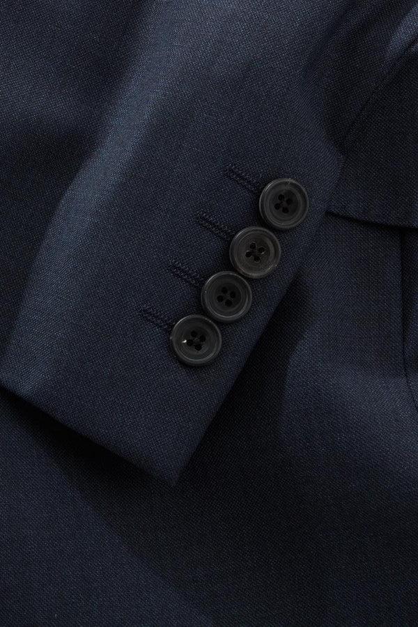 Richard James Dark Blue Sharkskin Suit