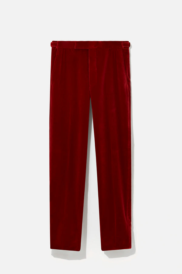 Richard James Evening Suit – Orange Velvet