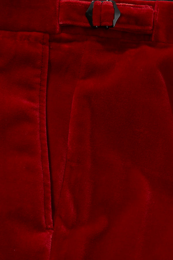 Richard James Evening Suit – Orange Velvet