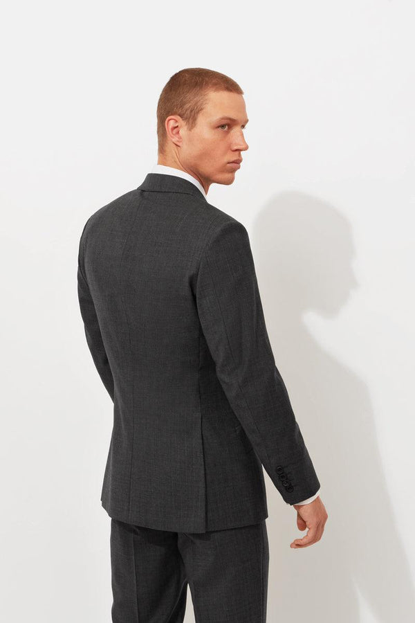 Richard James Grey Classic Sharkskin Jacket