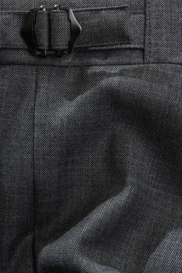 Richard James Grey Classic Sharkskin Trousers
