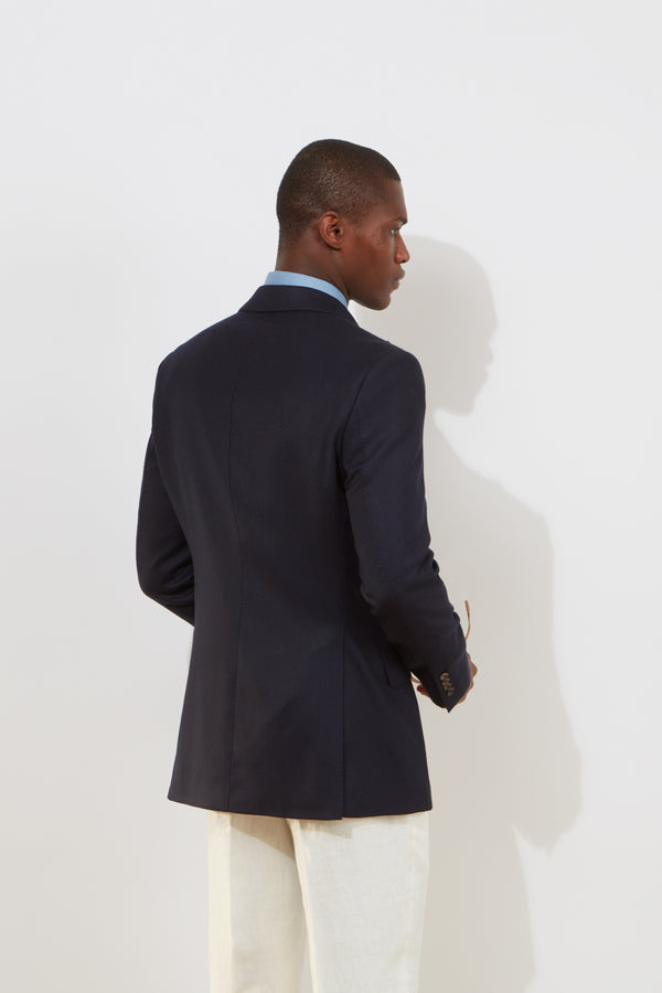 Richard James Hepworth Blazer – Navy Basketweave