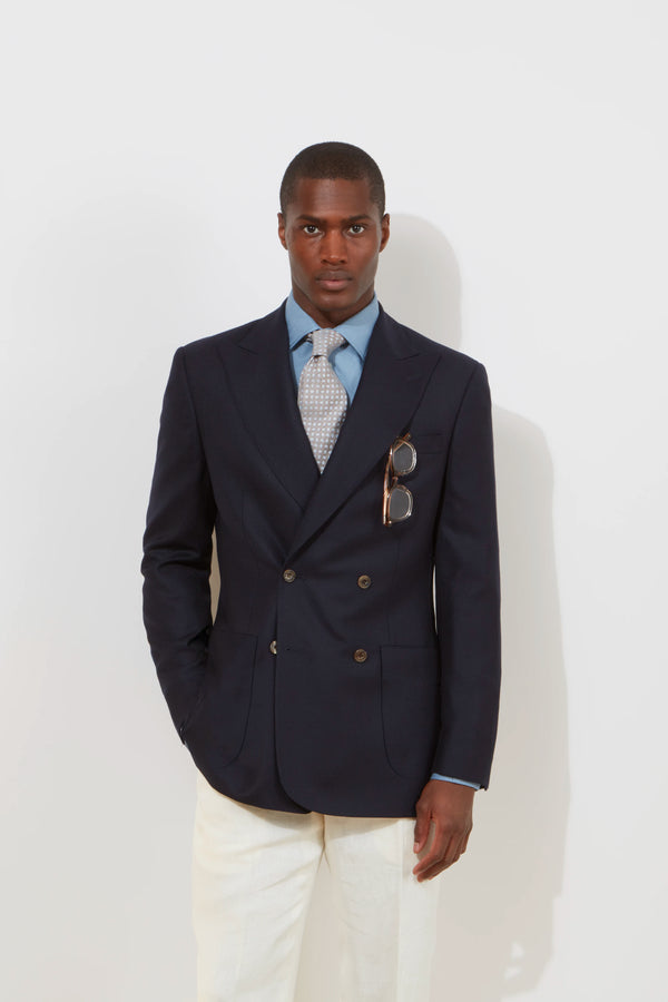 richard james Hepworth Blazer – Navy Basketweave
