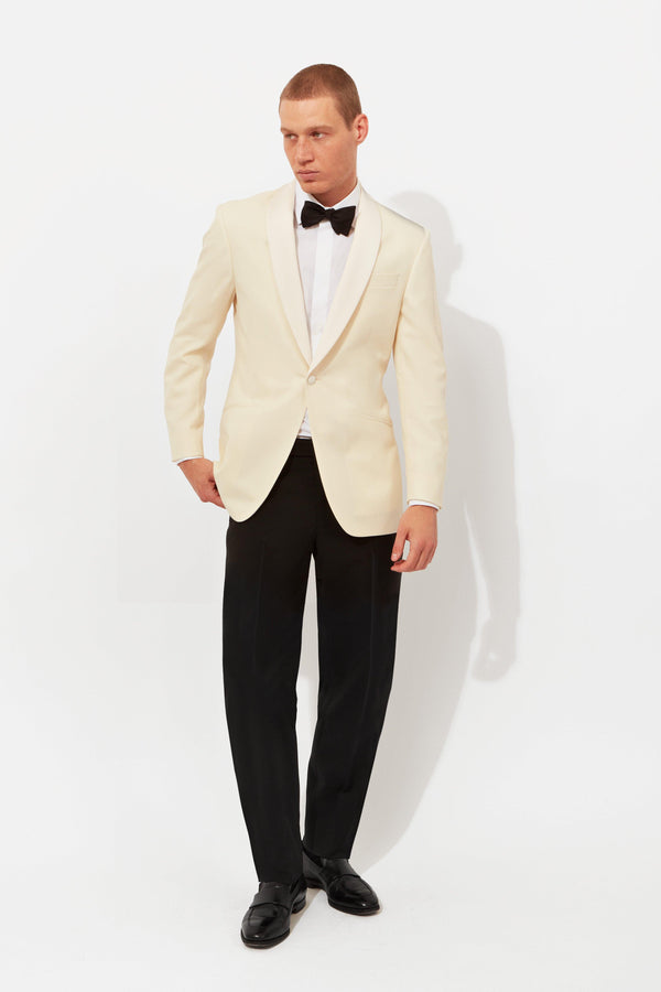 richard james Ivory Shawl Lapel Evening Suit