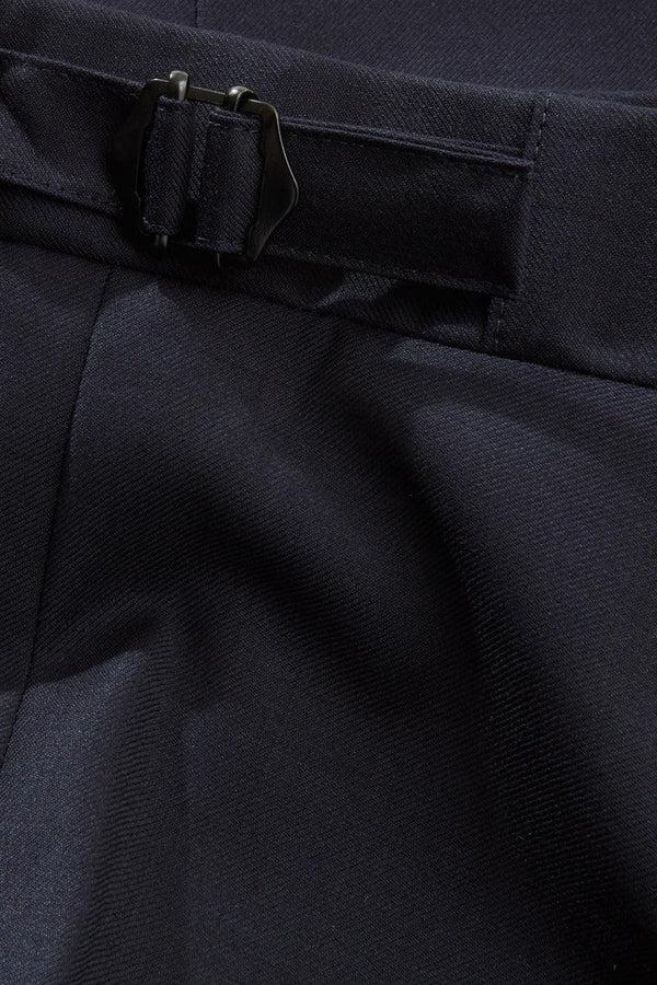 Richard James Navy Classic Twill Trousers