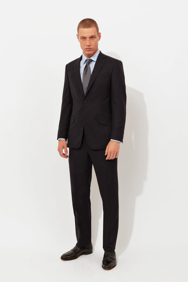 richard james Navy Plainweave Suit