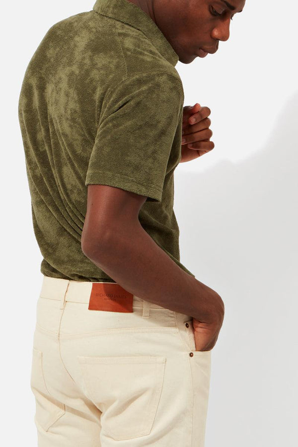 Richard James Off White Selvedge Jeans