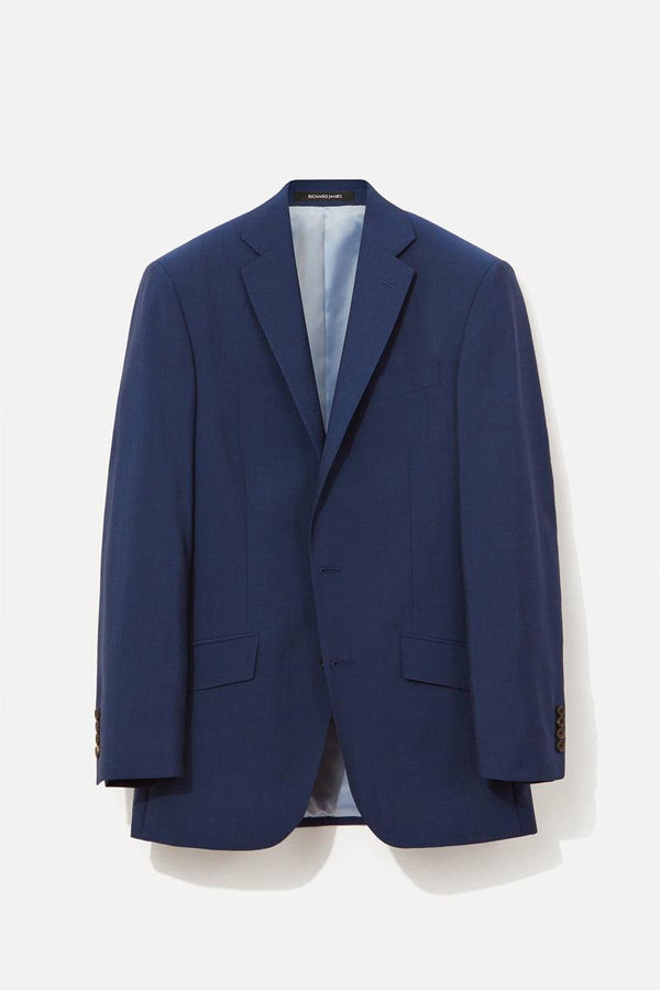 Richard James Strong Blue Wool And Mohair Suit