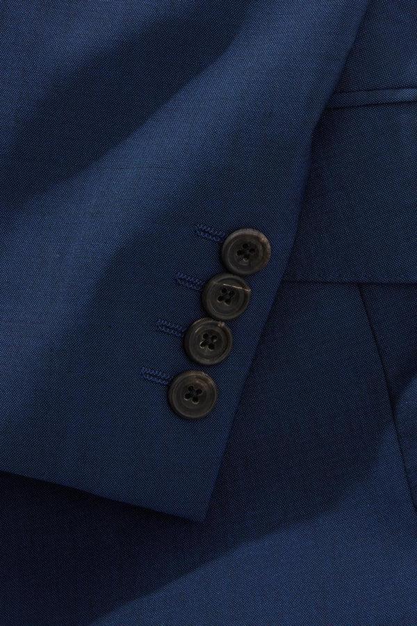 Richard James Strong Blue Wool And Mohair Suit