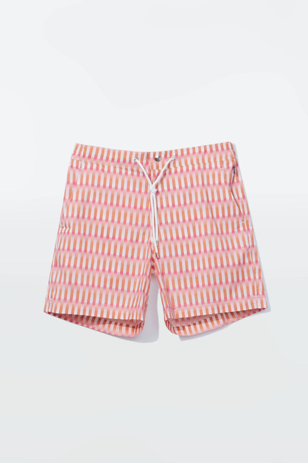 richard james Swim Shorts – Pink & Tan Degradé