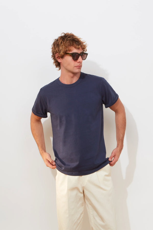 richard james T-Shirt – Navy Cotton