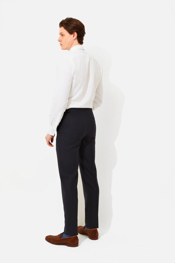 Richard James Trousers - Navy Voyager Wool
