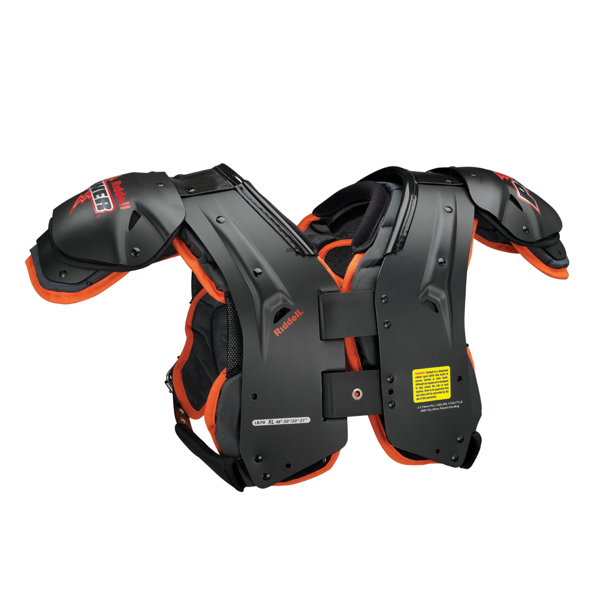 Riddell Custom Power CPK LB/FB Custom Power CPK Varsity Shoulder Pads Open Catalogue