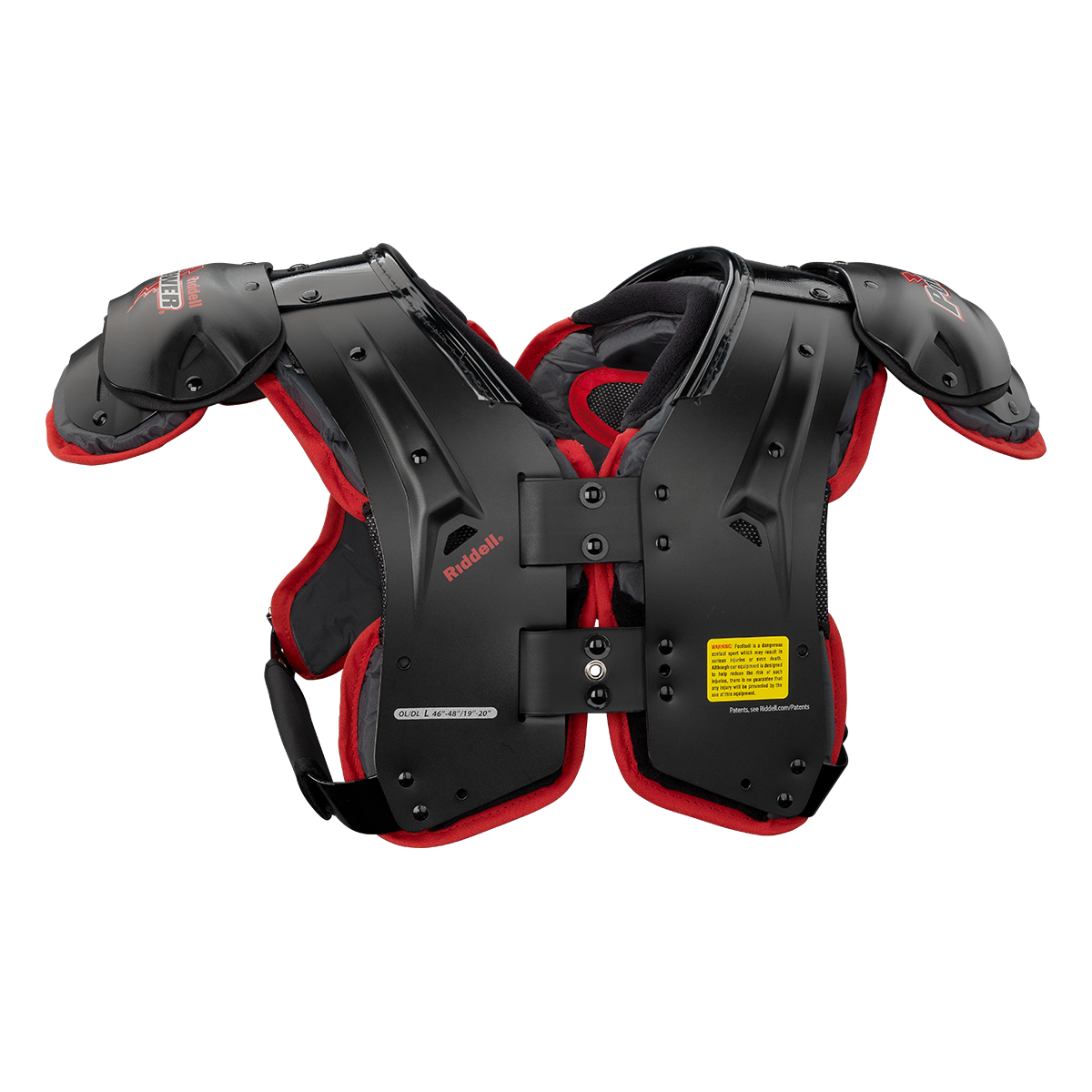 Riddell Custom Power CPK OL/DL Custom Power CPK Varsity Shoulder Pads Open Catalogue