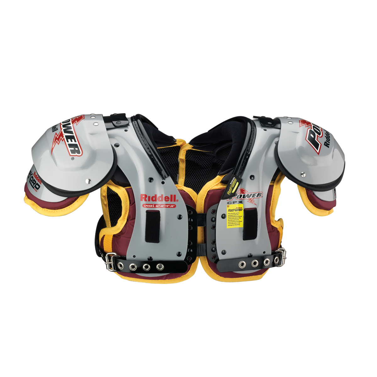 riddell Custom Power Extreme CPX50I Custom Power CPX Varsity Shoulder Pads Open Catalogue