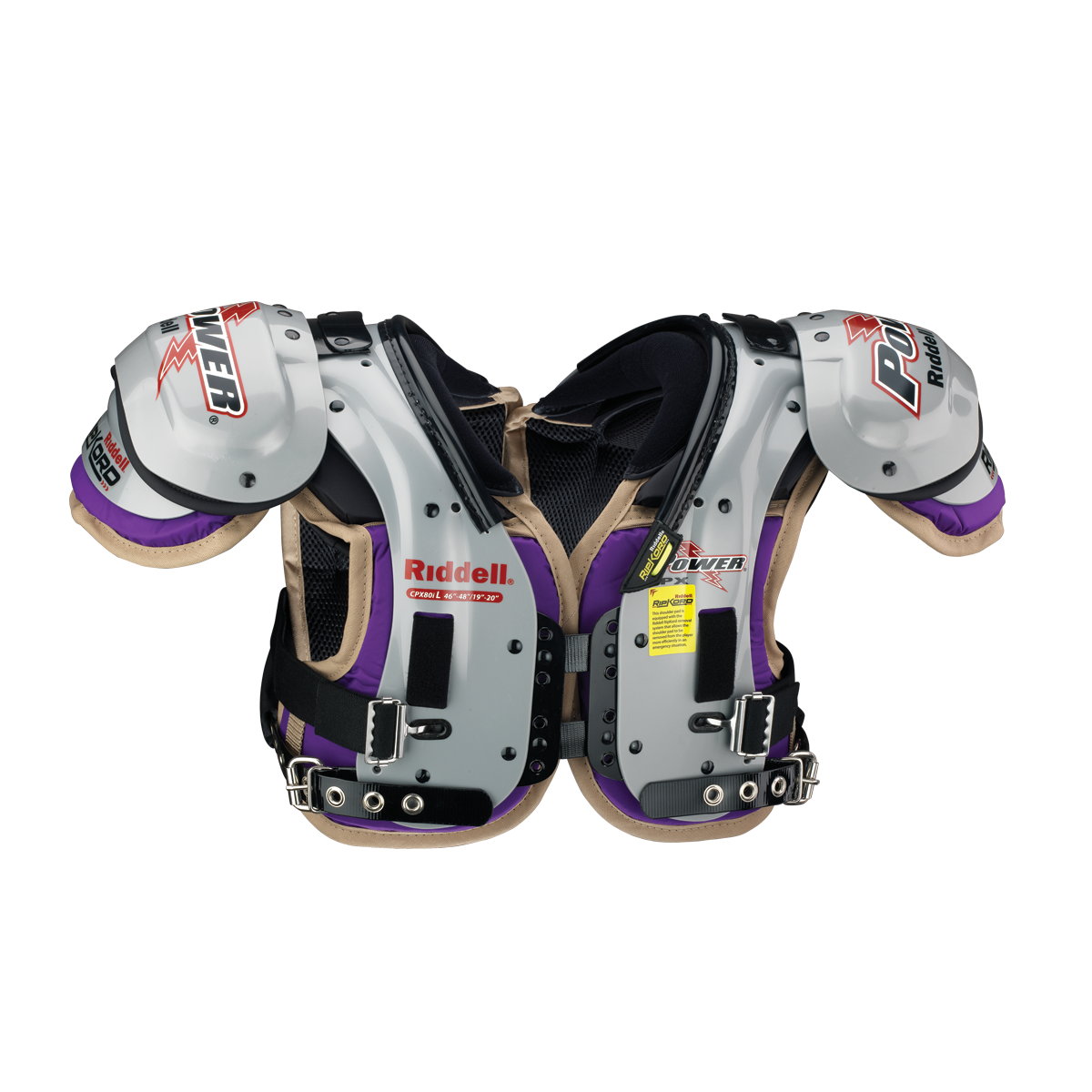 riddell Custom Power Extreme CPX80i Custom Power CPX Varsity Shoulder Pads Open Catalogue