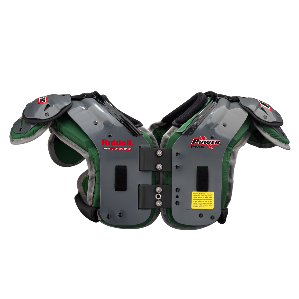 Riddell Custom Power PMX16 Custom Power PMX Varsity Shoulder Pads Open Catalogue