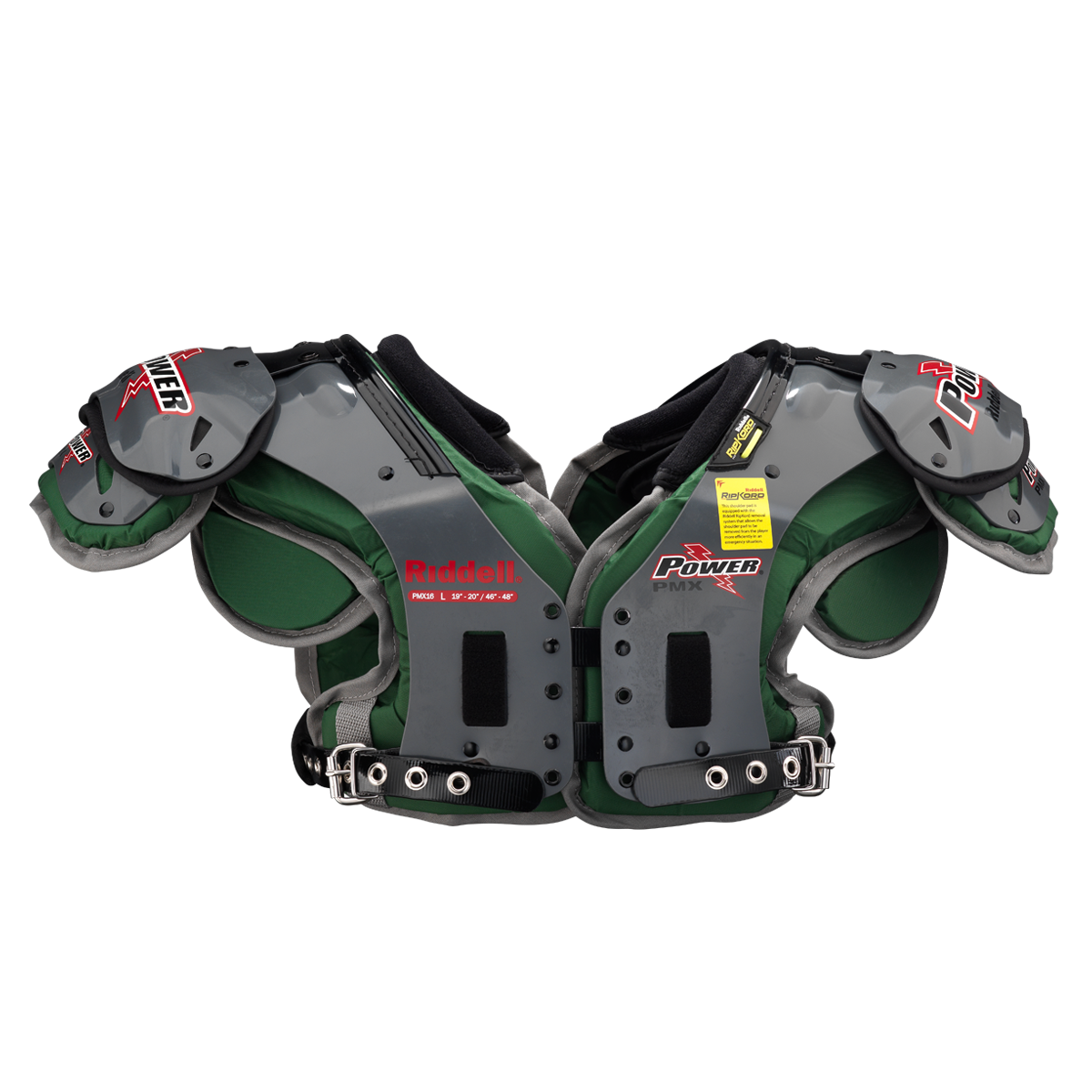 riddell Custom Power PMX16 Custom Power PMX Varsity Shoulder Pads Open Catalogue