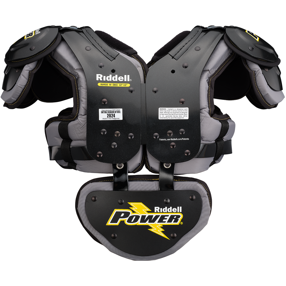 Riddell POWER SURGE Surge Youth Shoulder Pads Open Catalogue