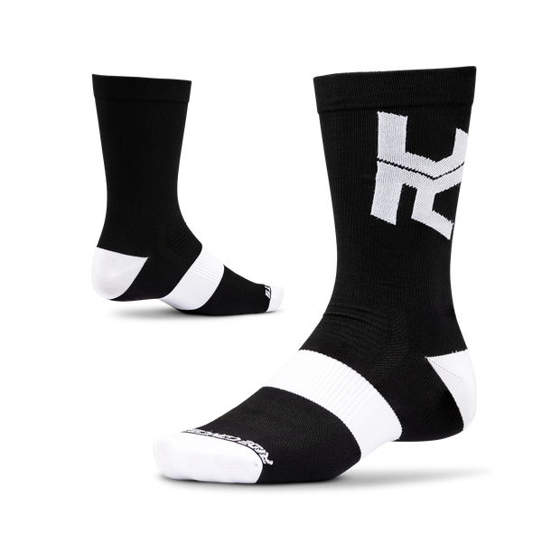 Ride Concepts Sidekick - Synthetic 8" Socks Black