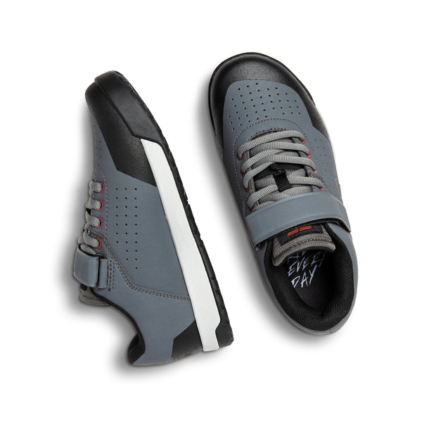 Ride Concepts Women's Hellion Clip '24 Shoes Charcoal/Manzanita