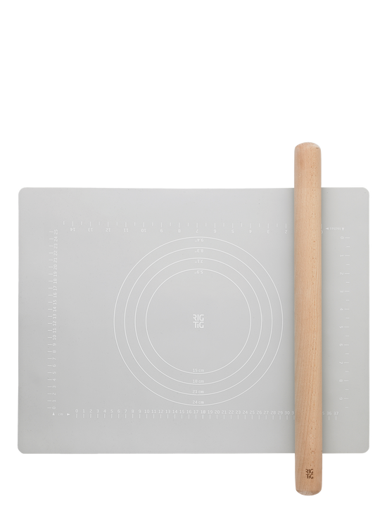rig tig BAKE-IT rolling pin and baking mat