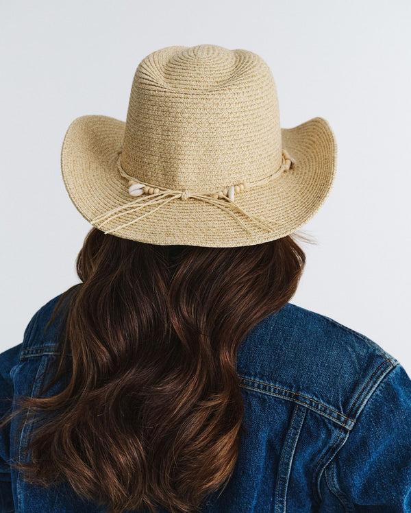 Rigon Headwear Benji Cowboy Cancer Council Black/Camel