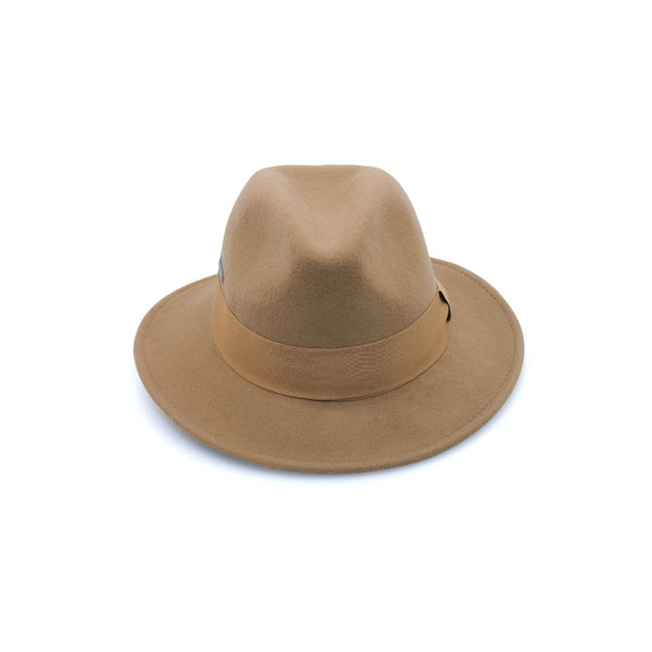 Rigon Headwear Boston Wool Felt Fedora BD Winter Camel