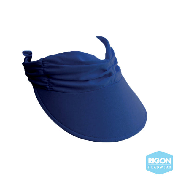Rigon Headwear Calypso Adjustable Visor Summer Living Navy