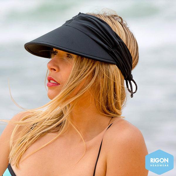 Rigon Headwear Calypso Adjustable Visor Summer Living Navy