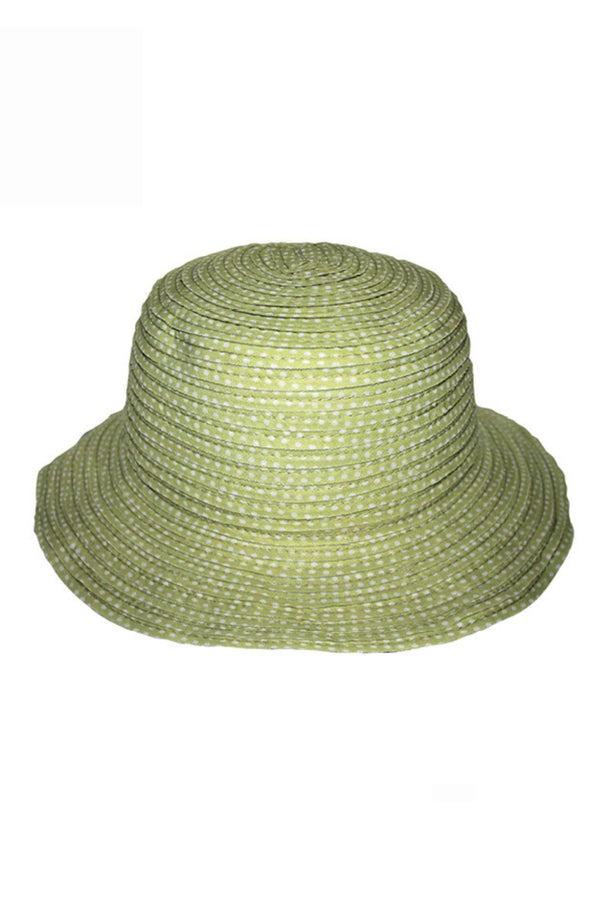 Rigon Headwear Cassie Bucket Cancer Council Lime/White