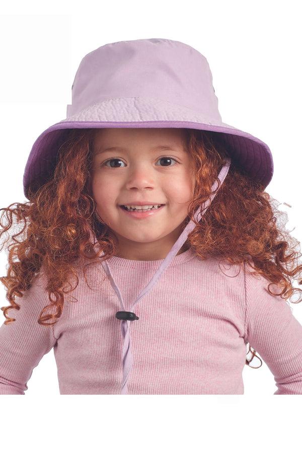 rigon headwear Charlie Bucket Cancer Council Lilac/Purple