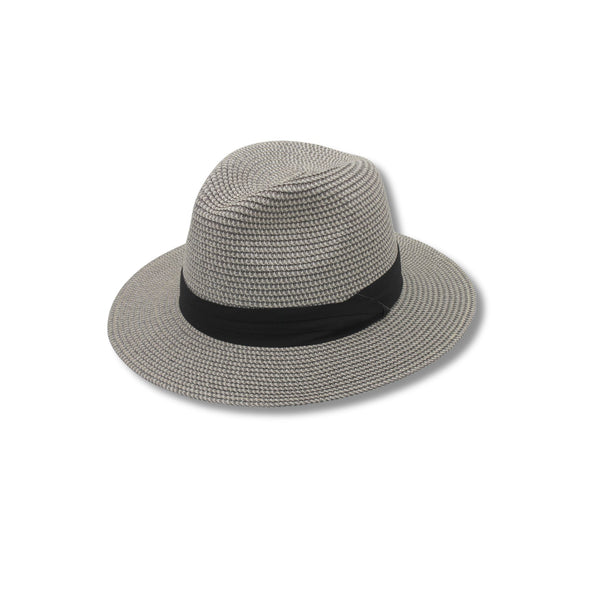 Rigon Headwear Christian Fedora Cancer Council Grey Combo