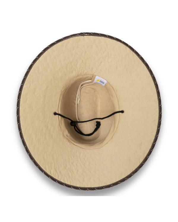 Rigon Headwear Classic Straw Surf Cancer Council Natural