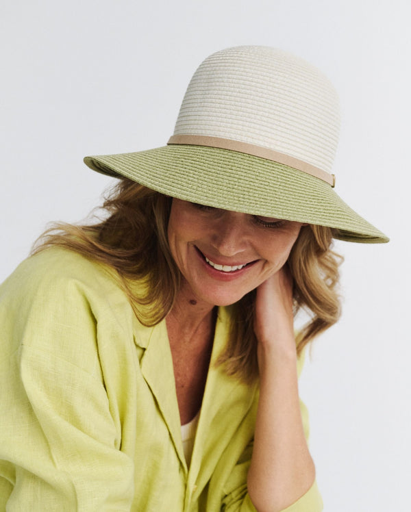 Rigon Headwear Daphne Bucket Cancer Council Ivory/Natural